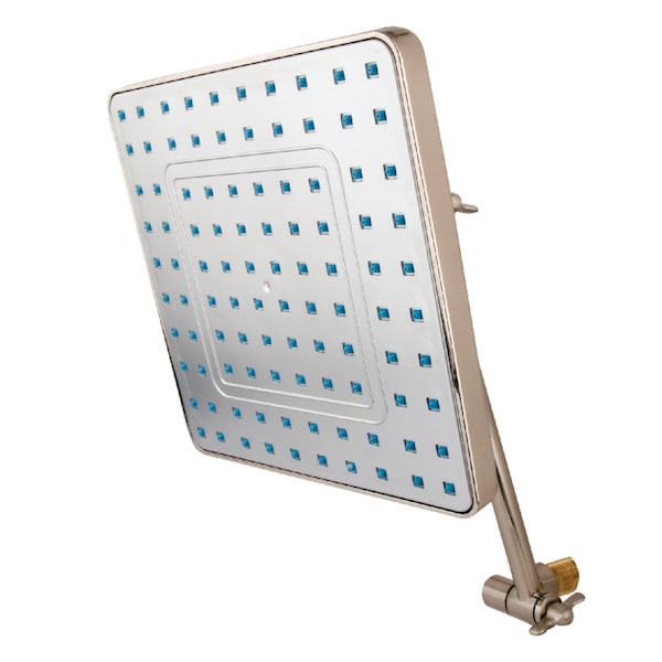 Kingston Brass KX4648K8 Full Spray Square Rain Shower W/ 10" Shower Arm, Nickel KX4648K8 - main